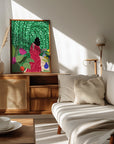 Plakat - Din 74 Girl At Her Garden - Admen.dk
