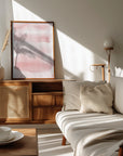 Plakat - Abstract Blush Stripes