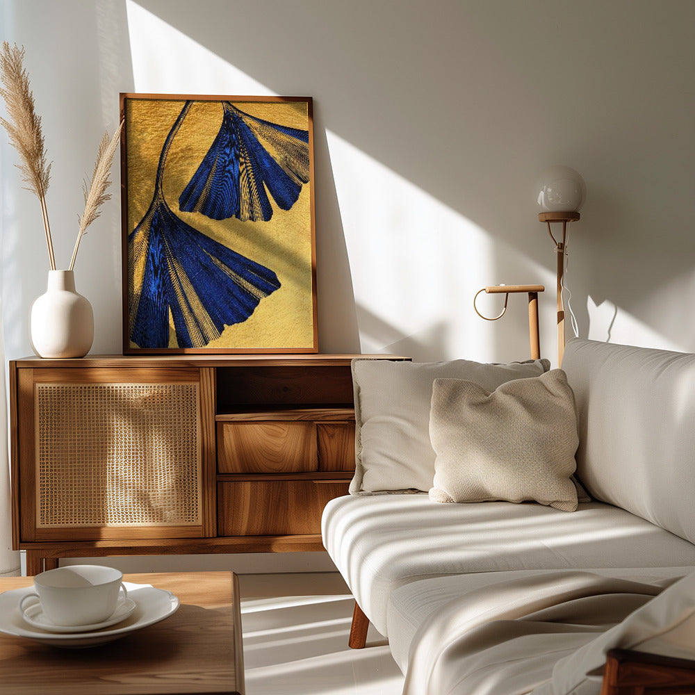 Plakat - Ginko Biloba Nature Floral Art (4)