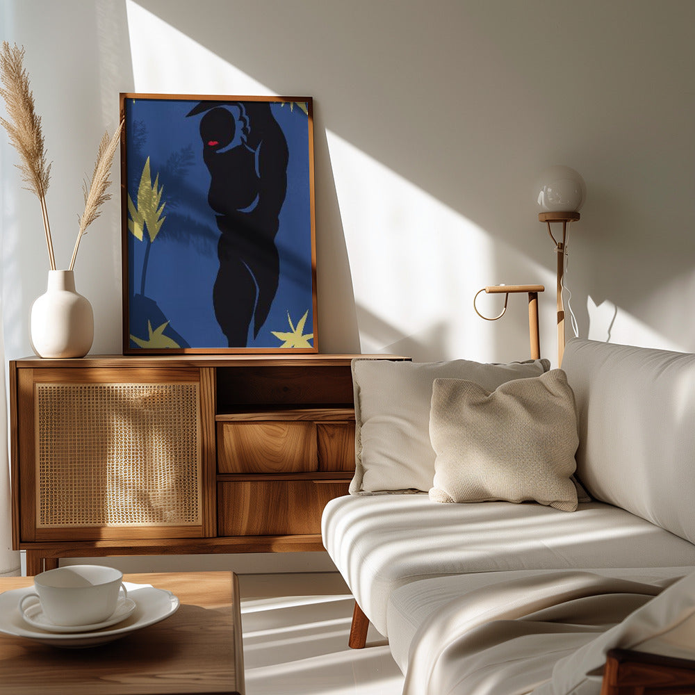 Poster - Figure cut out after matisse