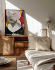 Plakat - Woman With a Pink Hat