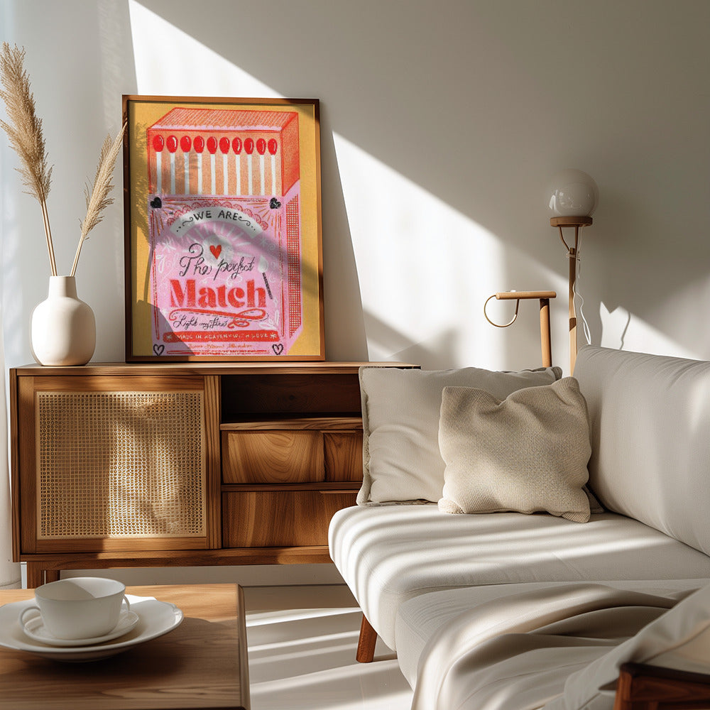 Poster - Match Box - The Perfect Match