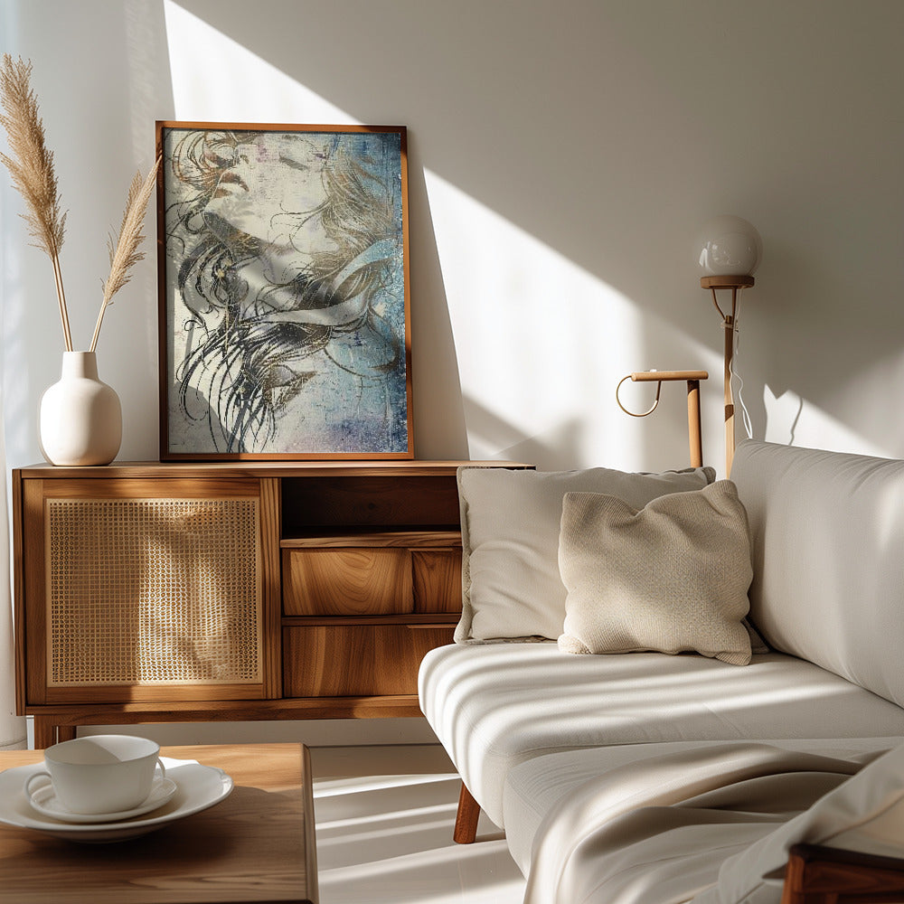 Plakat - Woman Portrait Abstract Art Illustration Wallart 53