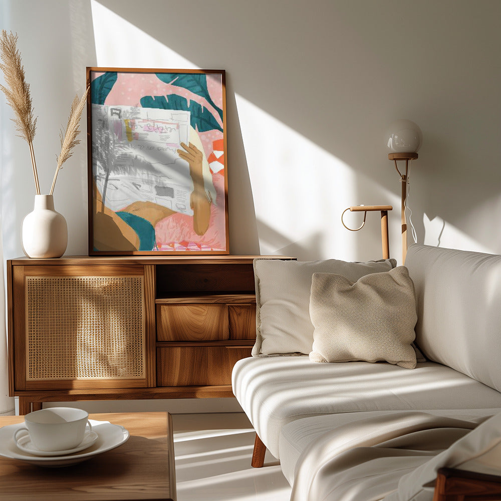 Plakat - Bohemian Morning News Art Print