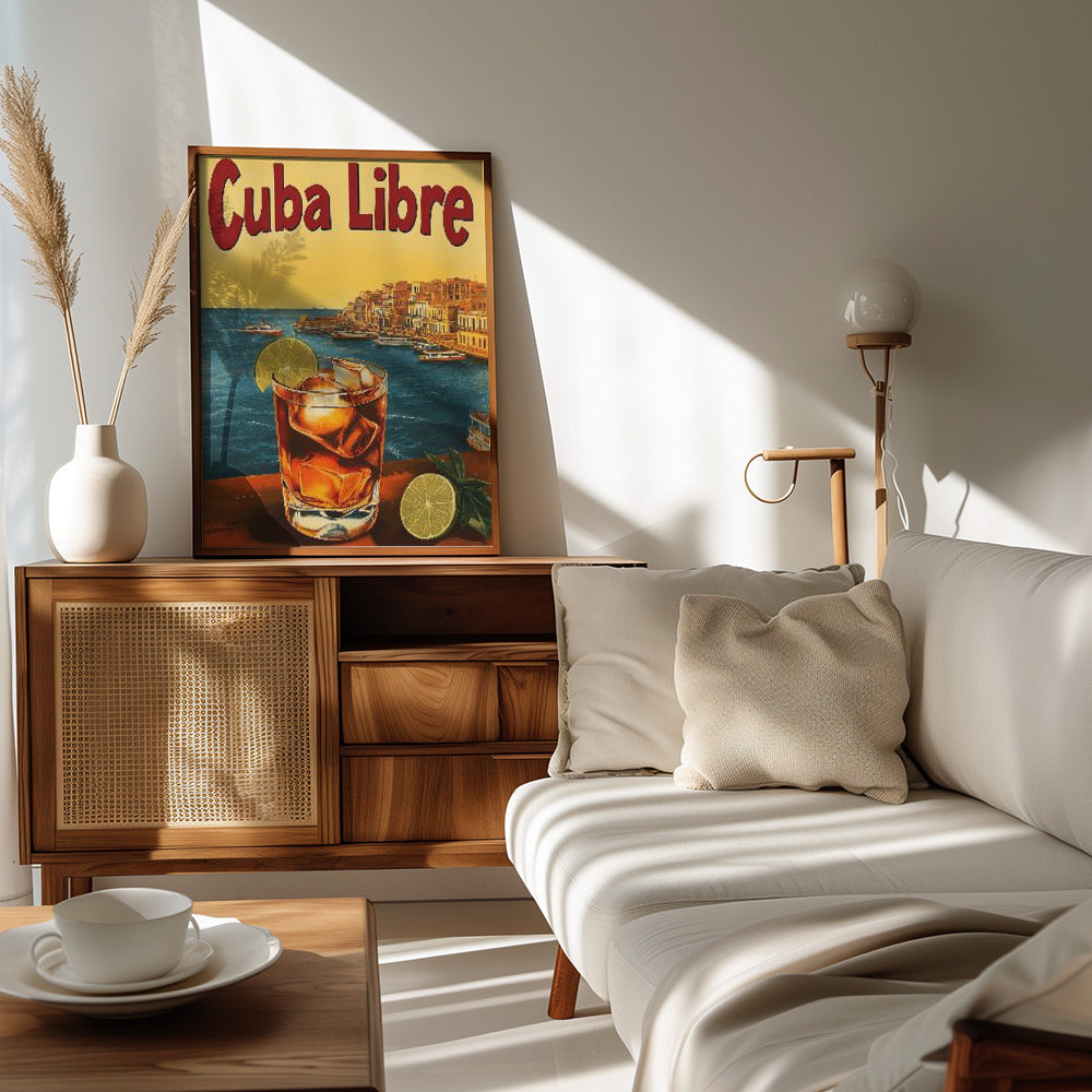 Plakat - Cuba Libre Vintage Commercial