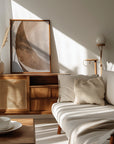 Poster - Abstract Beige Brown Abstract