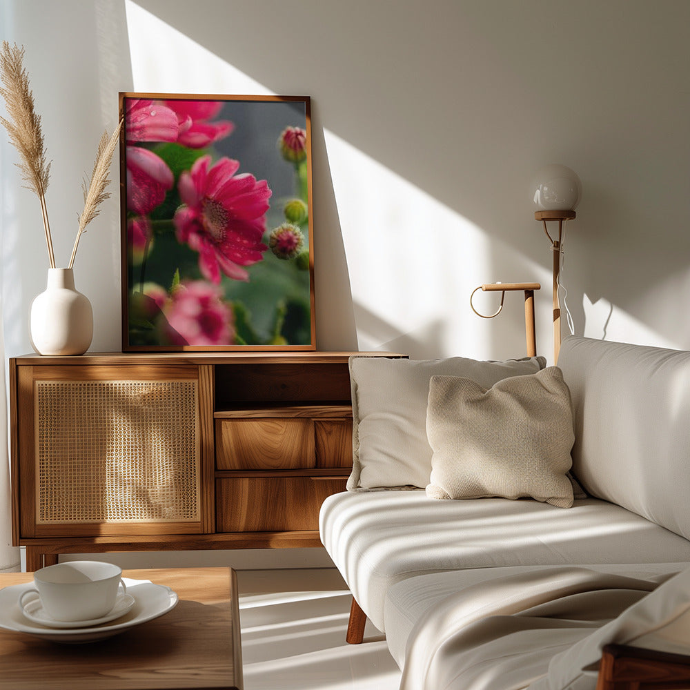 Plakat - Red Flowers 8