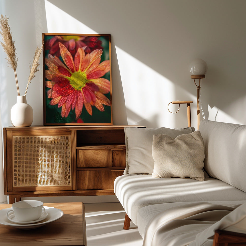 Plakat - Red Flowers 34 - Admen.dk