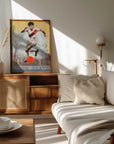 Plakat - Dynamic Soccer Player