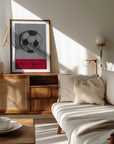 Plakat - Hand Drawn Football