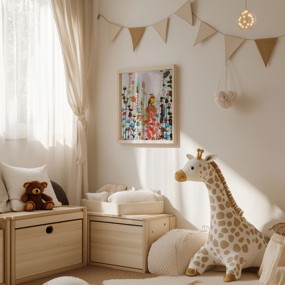 Plakat - Demander La Joie - Admen.dk