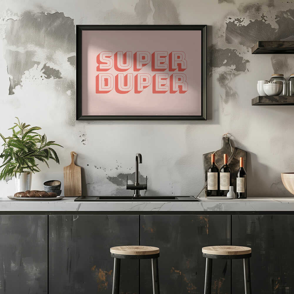 Plakat - Retro Super Duper