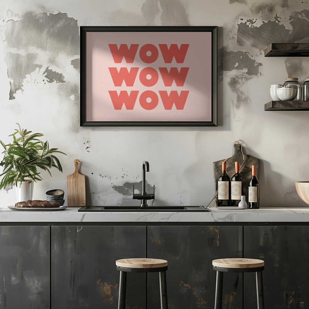 Plakat - Modern Wow Statement
