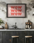 Plakat - Modern Wow Statement