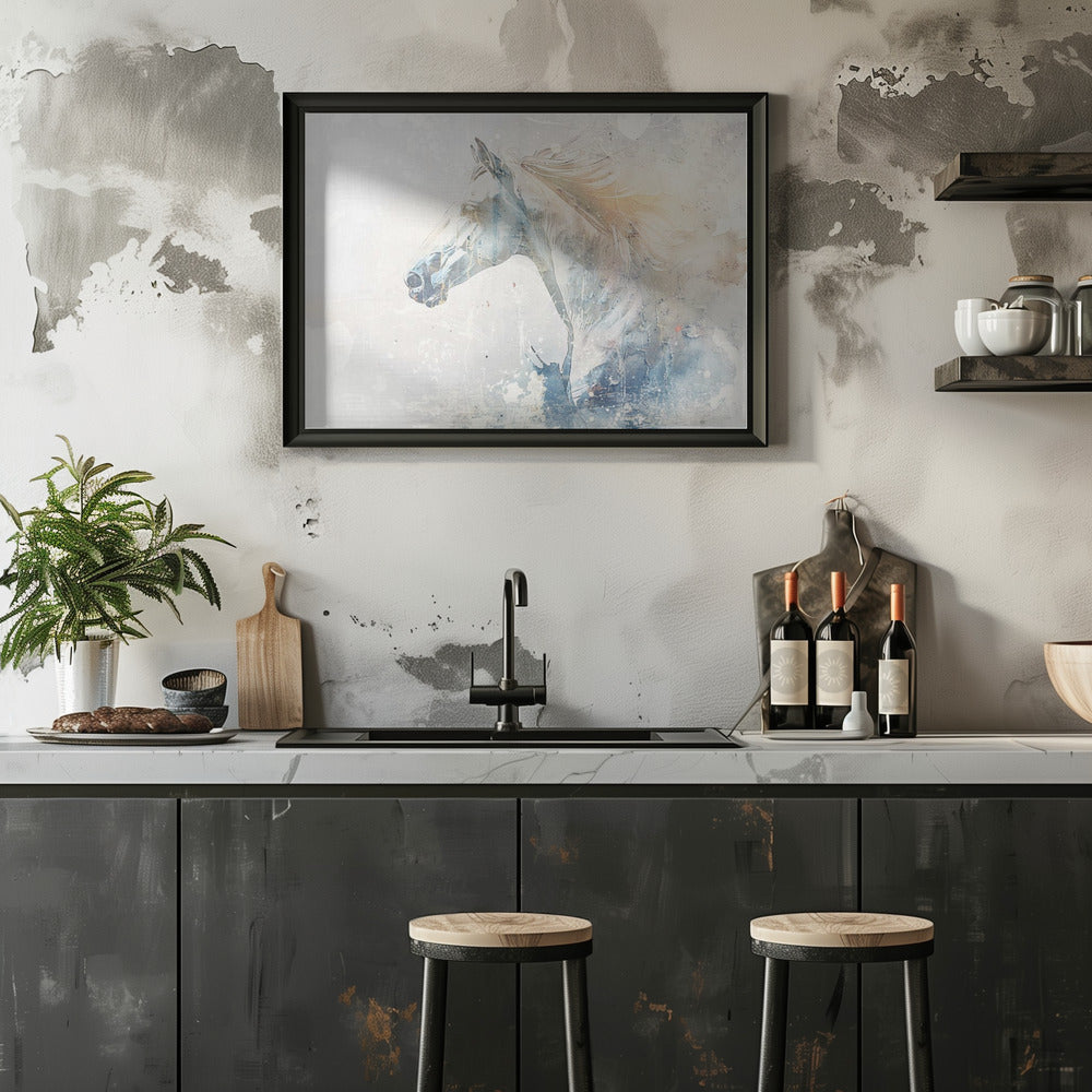 Plakat - Horse Animal Vintage Art Illustration Wallart 10