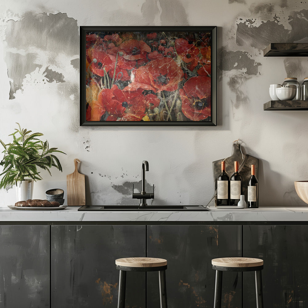 Plakat - Flower Floral Art Illustration Wallart 016
