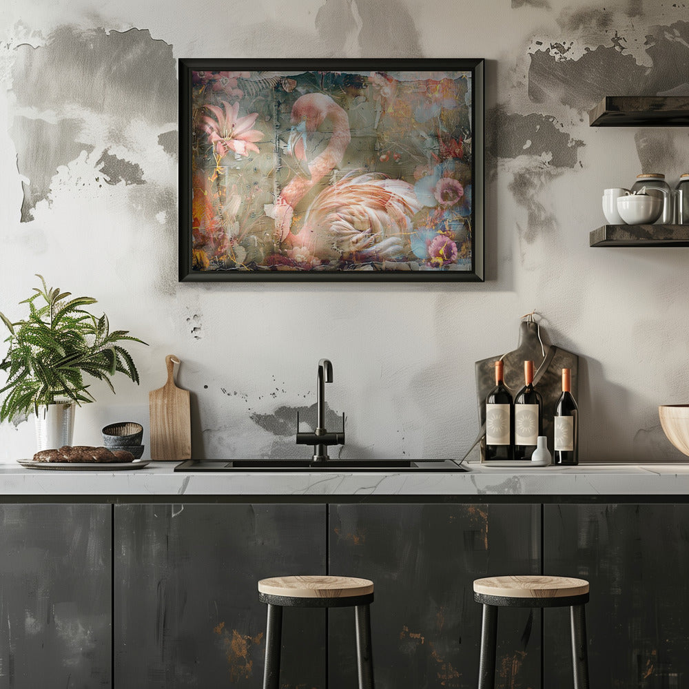 Plakat - Flower Floral Art Illustration Wallart 019