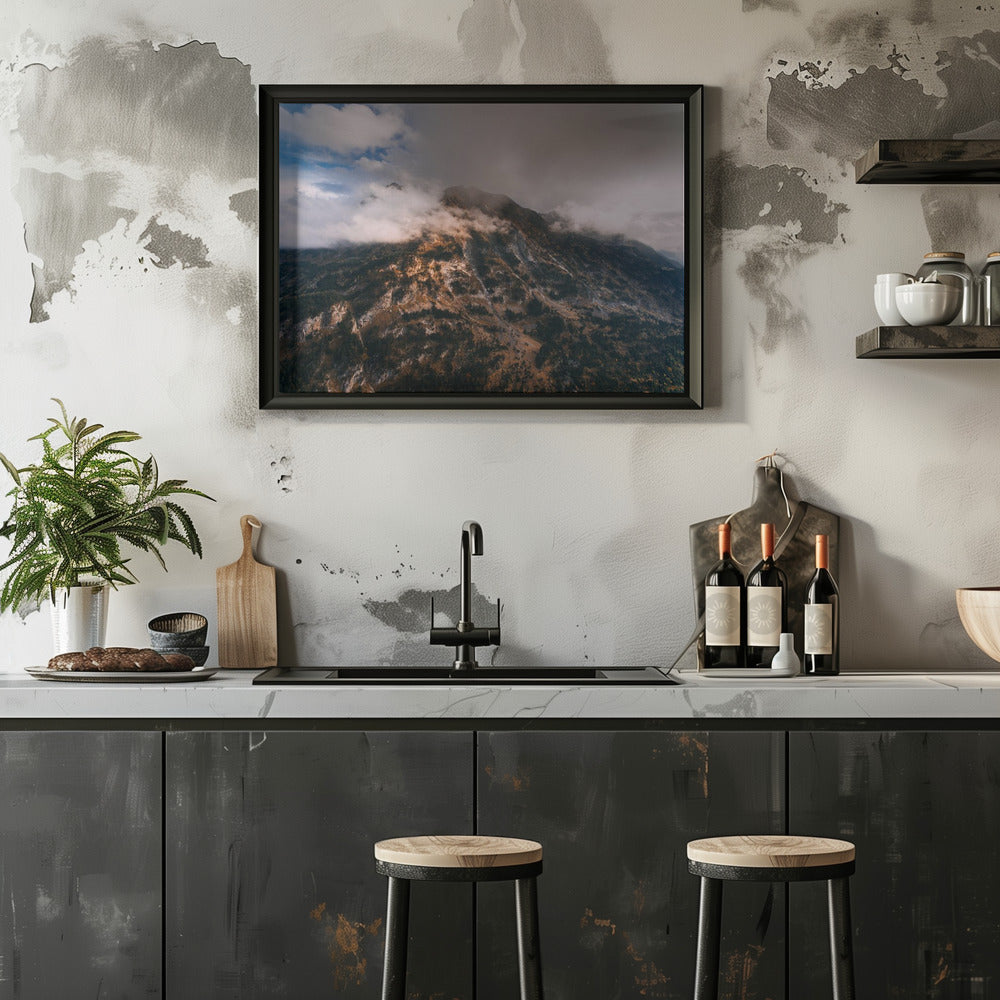 Plakat - Foggy Mountains 07