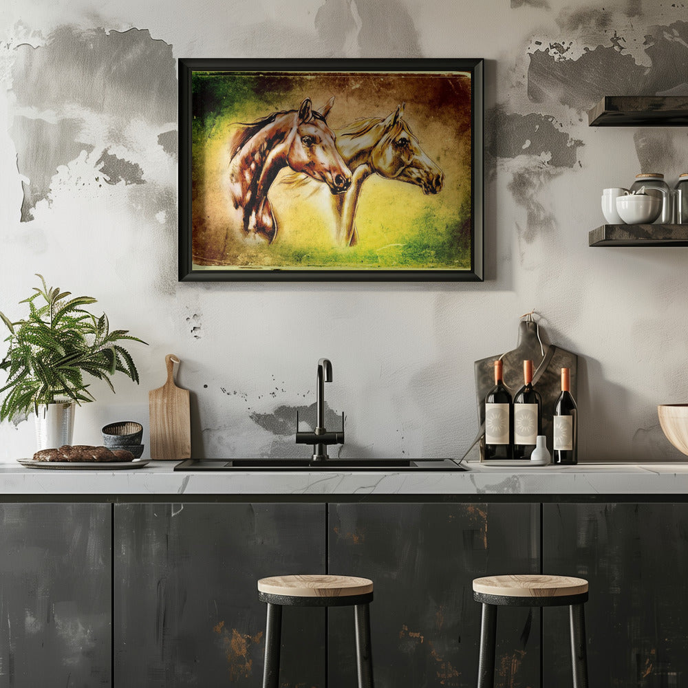 Plakat - Horses 4