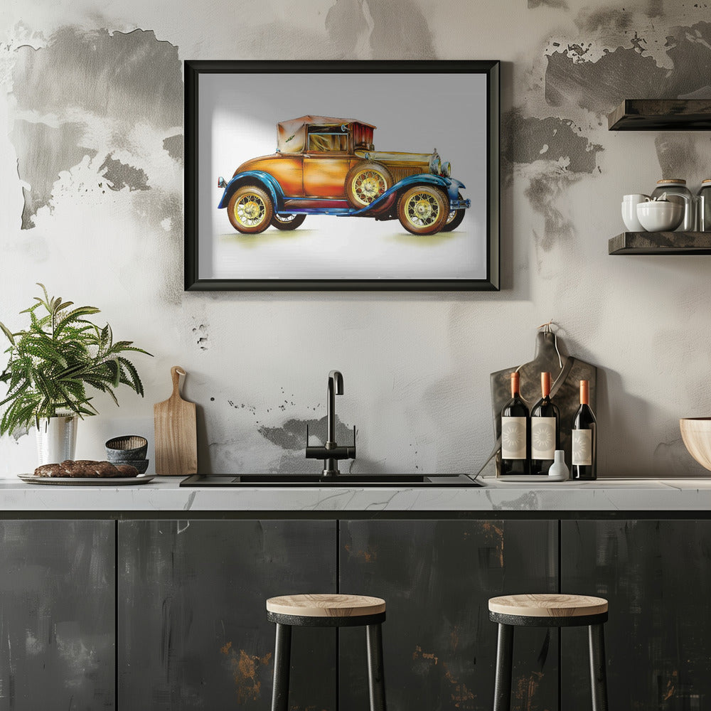 Plakat - Automobile Retro 03