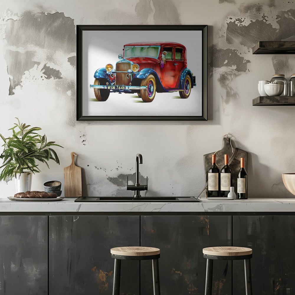 Plakat - Automobile Retro 02