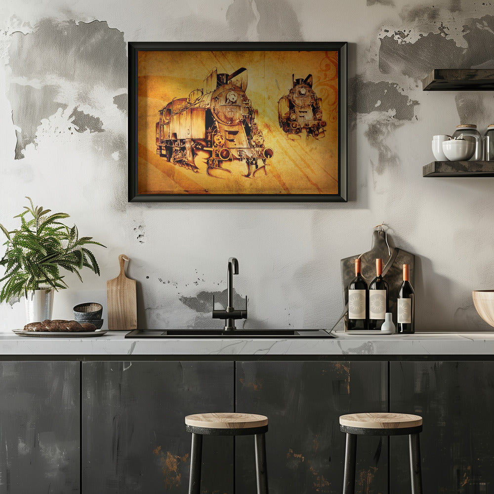 Poster - Sepia Illustration 10
