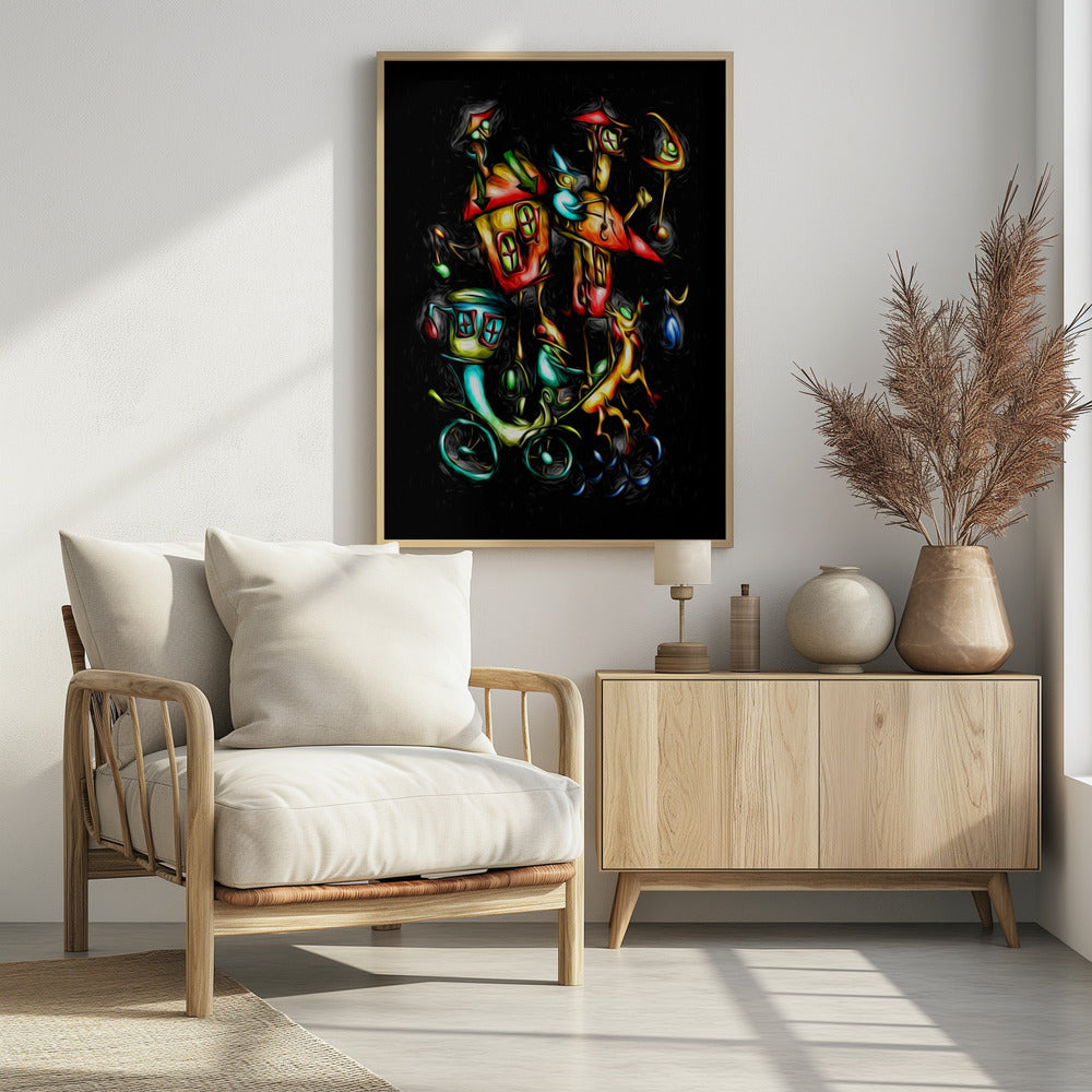 Plakat - Mushroom cabbie 1