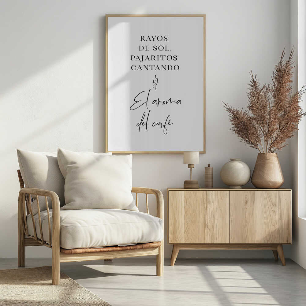 Plakat - Spanish Morning Coffee
