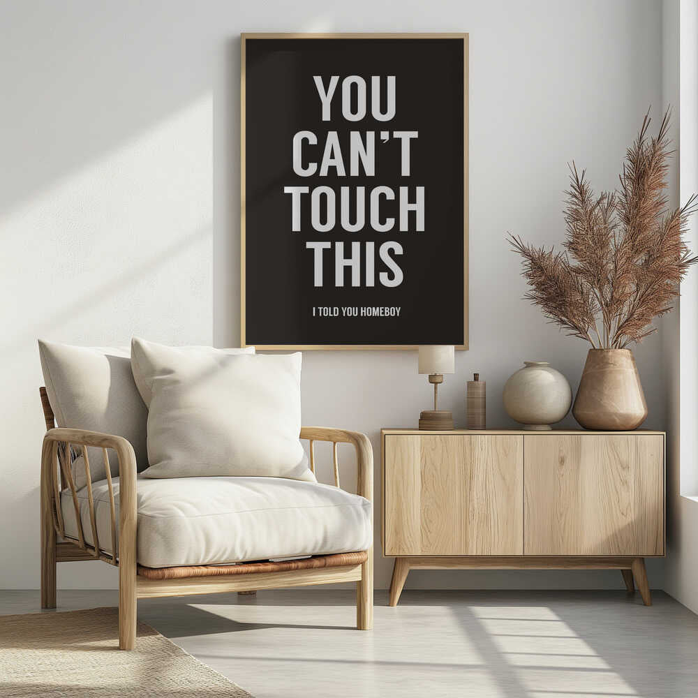 Plakat - You can't touch this
