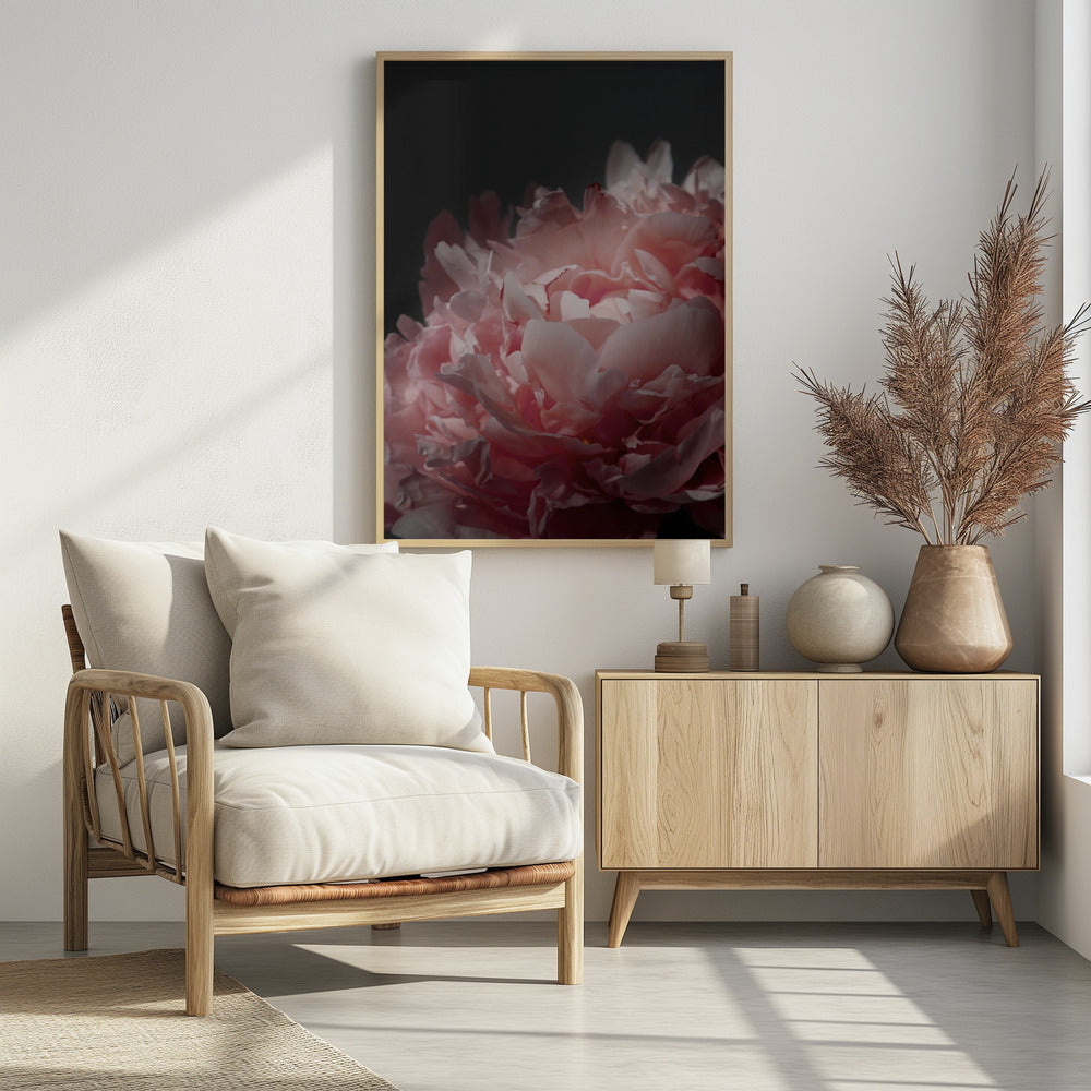 Plakat - Moody blush peony I