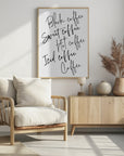 Poster - Just coffee