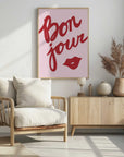Plakat - Bonjour Kiss