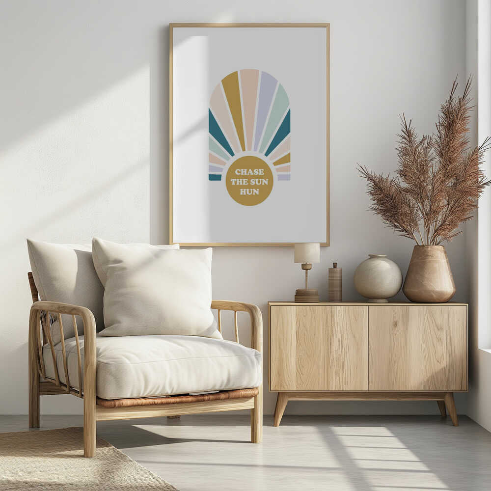 Plakat - Pastel Sun Quote