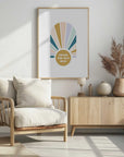 Plakat - Pastel Sun Quote