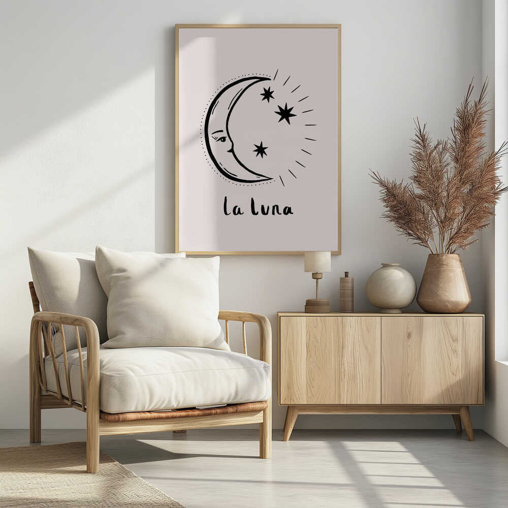 Plakat - La Luna Crescent Moon