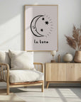 Plakat - La Luna Crescent Moon