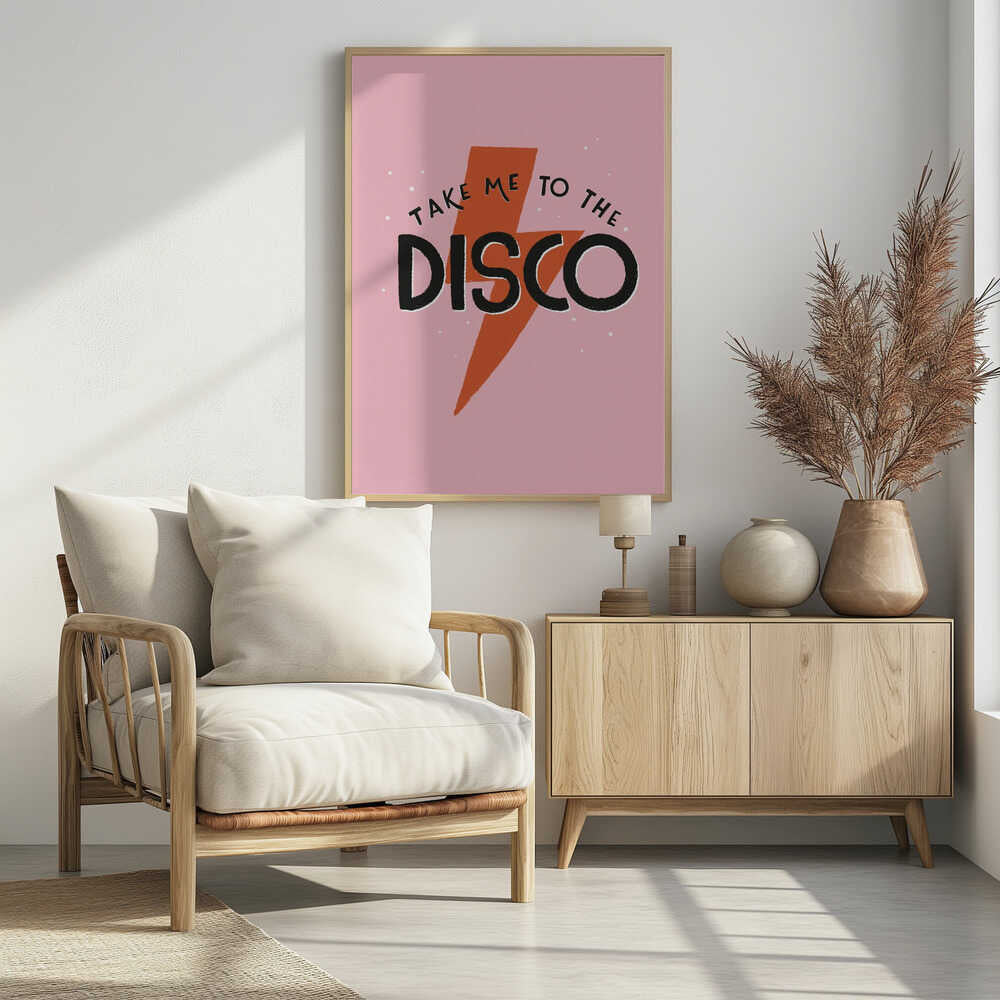 Plakat - Retro Disco Quote