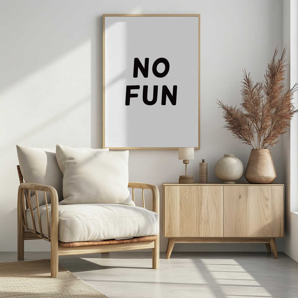 Plakat - No Fun Statement