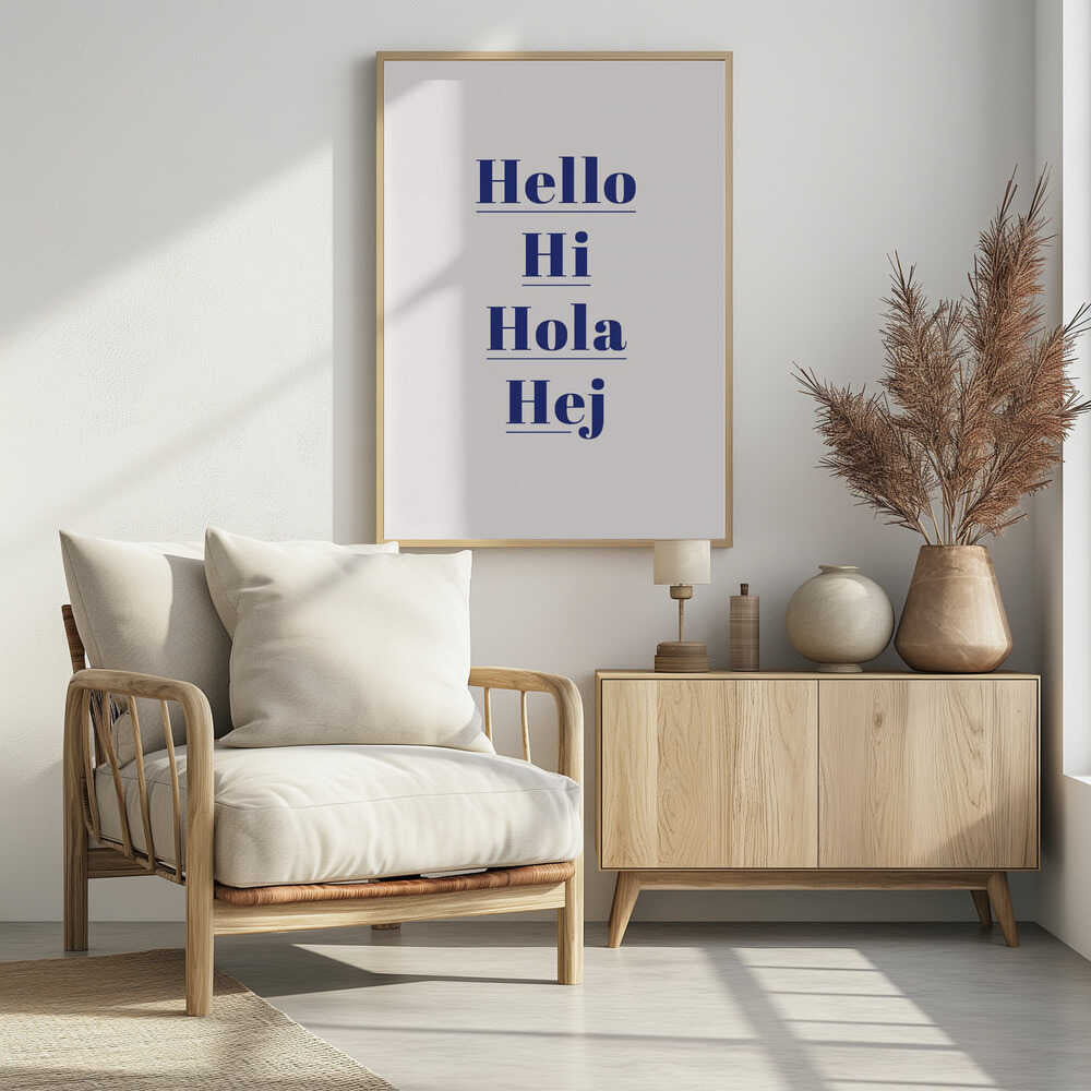 Plakat - Hello Different Languages