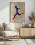 Plakat - Vibrant Soccer Kick