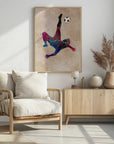 Plakat - Vibrant Soccer Bicycle Kick