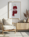 Poster - Get cozy (red)