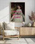 Plakat - I Can Buy Myself Flowers - The Art Concept