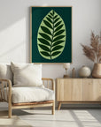 Poster - Agot emerald green art
