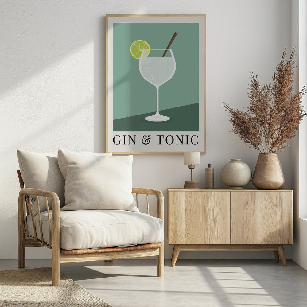 Plakat - Gin &amp;amp; Tonic