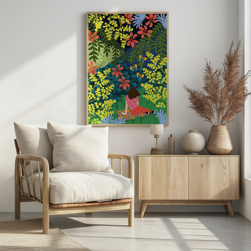 Plakat - Picknic in the forest