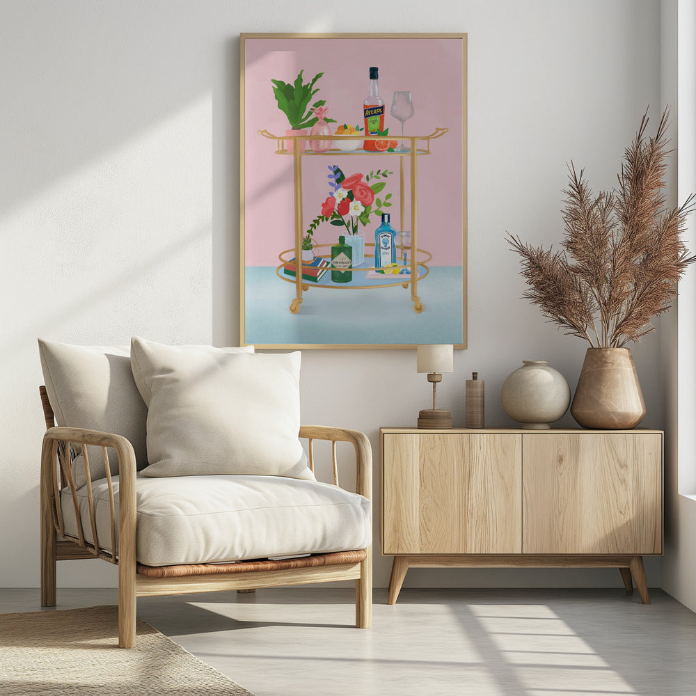 Plakat - Bar Cart