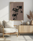Poster - Black Floral 3