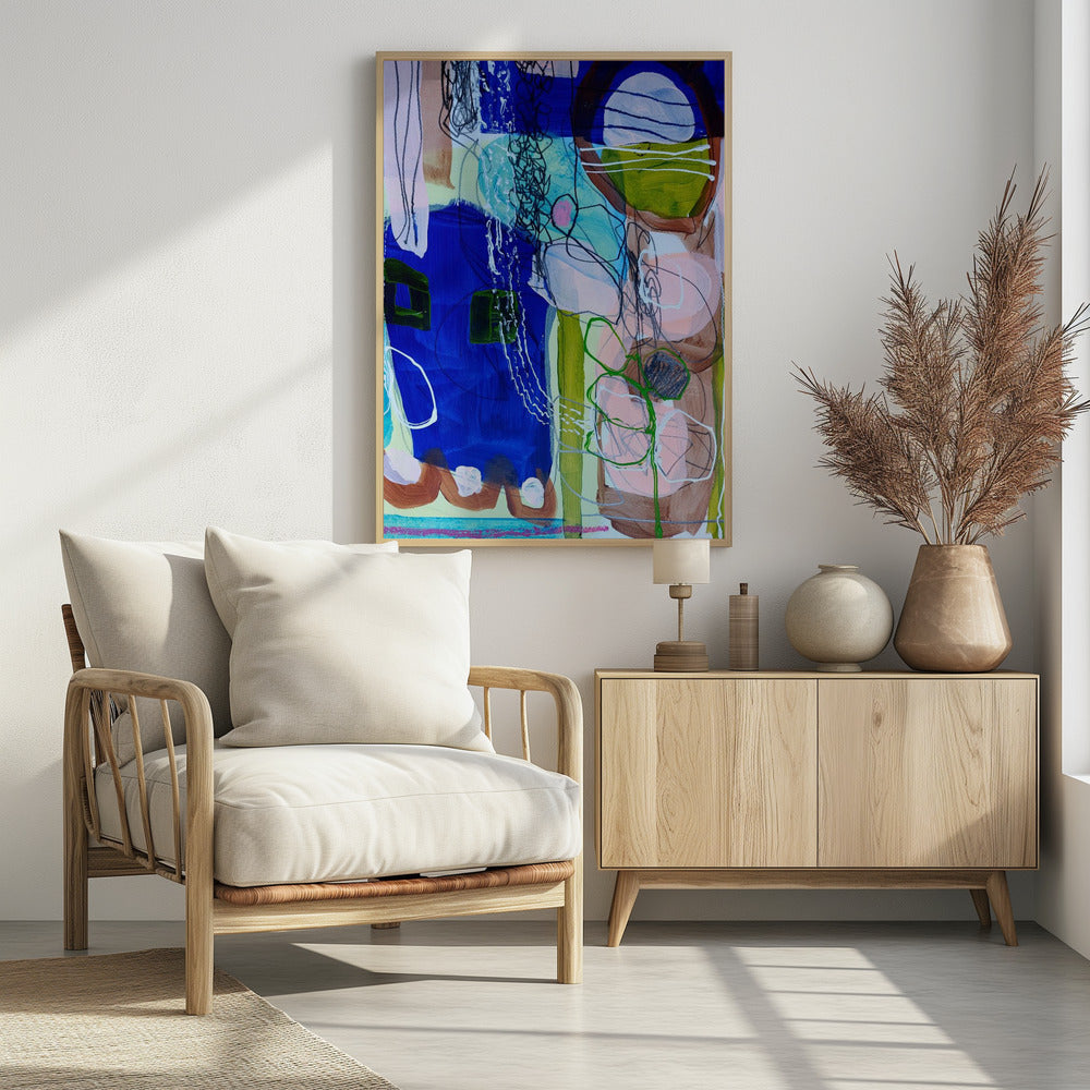 Plakat - Blue, blue, blue!