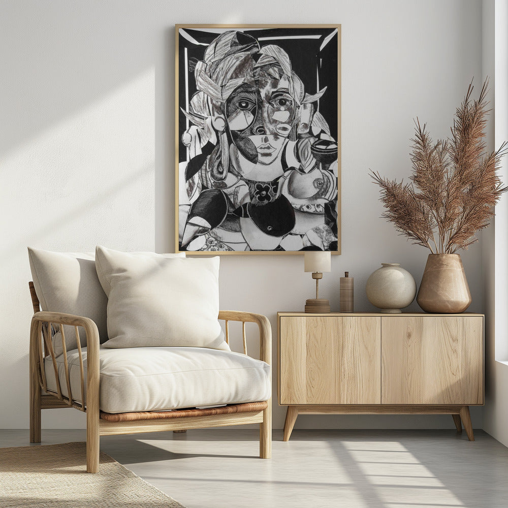 Plakat - black and white